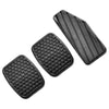 Brake Clutch 3 x Rubber Car Accelerator Pedal Foot Pedals Pad Covers