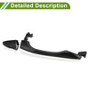Hyundai (2015-2020) - Black Silver Tone Front Left Exterior Door Handle