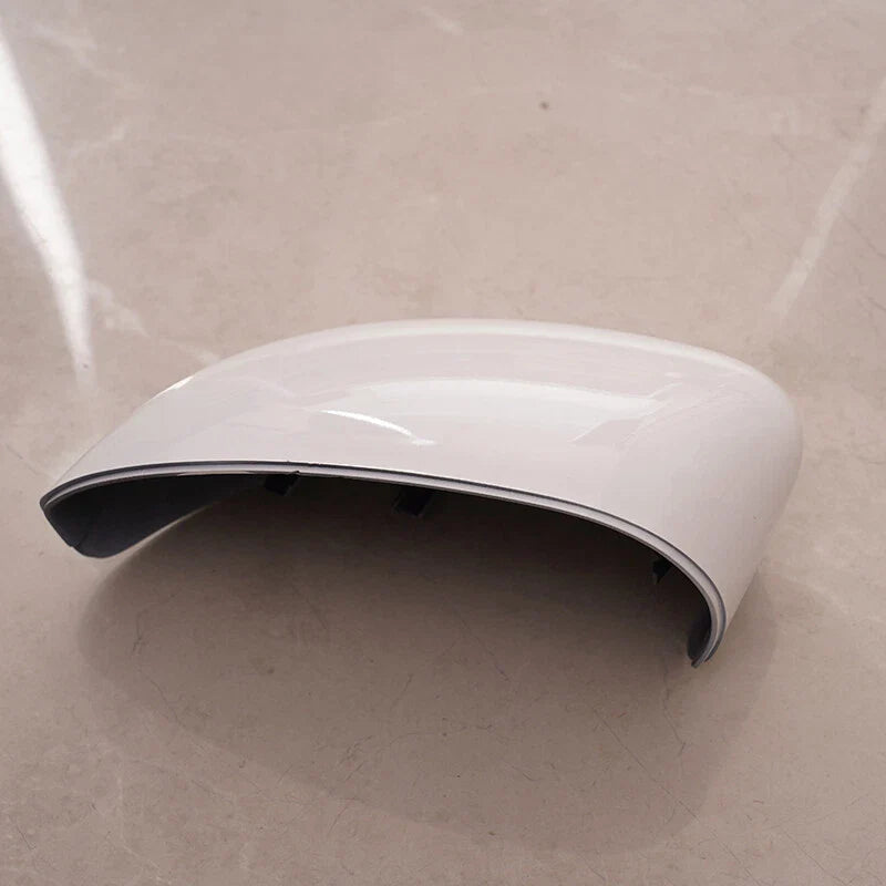 Fiat 500 Clip-on White Left Side Wing Mirror Cover (2007-2022)