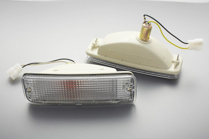88-97 Toyota Hilux Clear Bumper Bar Indicator Turn Signal Lights