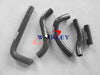 Suzuki RMZ250 2010-2012 Silicone Radiator Hose Kit ( Black)