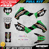 Kawasaki KLX 140 (2008-2020) BURNOUT STYLE Custom Graphics Full Kit