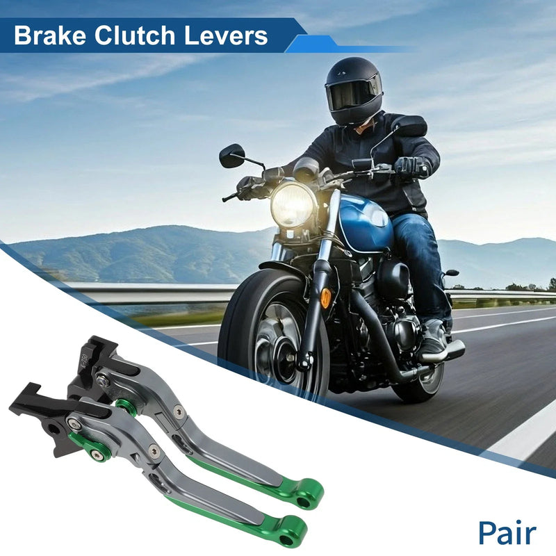 Kawasaki Z650 2x Adjustable Short/Long Brake Clutch Levers (2017–2023)