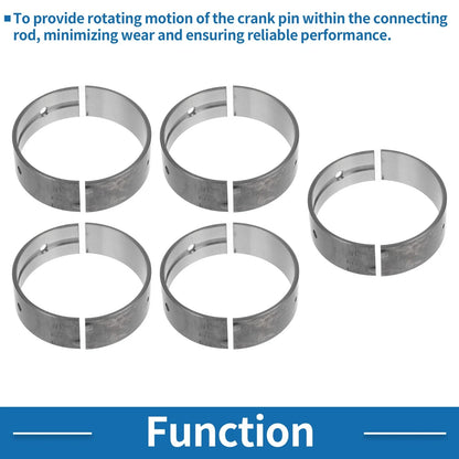 Main Bearing Set for Toyota Land Cruiser 2002-2010 - 2 x Silver Tone