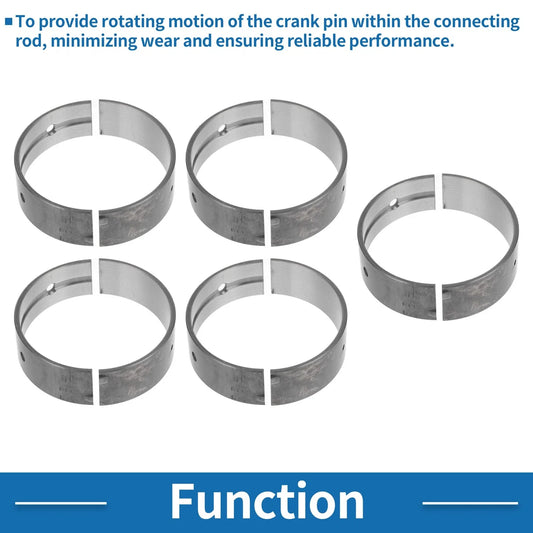 Main Bearing Set for Toyota Land Cruiser 2002-2010 - 2 x Silver Tone