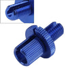 Motorcycle ATV Pit Bike Blue 8mm Clutch Brake Throttle Cable Adjuster Screw
