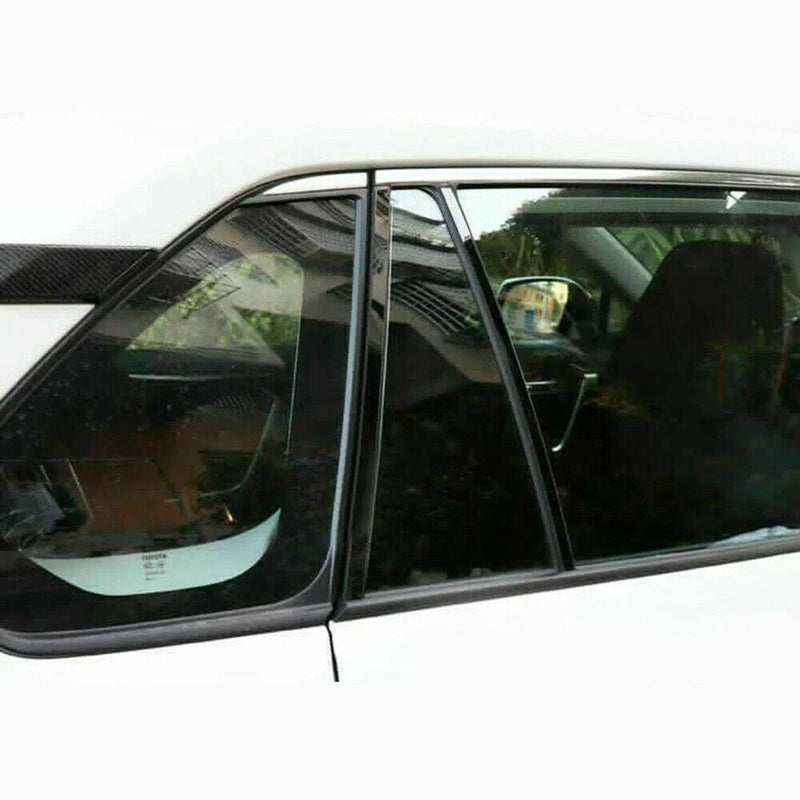TOYOTA RAV4 10pcs Glossy Black Pillar Posts Door Window Trim (2019–2023)