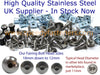 Suzuki RG125 RG125F Gamma Stainless Bolts (1992–1996)