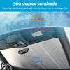Ford Ranger 6 x Car Sunshade Window Visor (2015-2024)