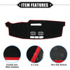 Mazda CX-5 2016-2023 Black Red Dashboard Cover Mat
