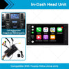 Toyota HiAce 7" Android 13 Head Unit Bluetooth WiFi GPS (2004-2019)