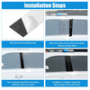 Nissan Titan Crew Cab 6Pcs Windshield B Pillar Trim Garnish (2004-2023)