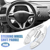 Honda Civic Silver Tone Steering Wheel Paddle Shifter Extend Cover (2009-2011)