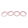 Toyota Tacoma Red AC Outer Vent Trim Covers (2016-2022)