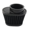 Universal Motorcycle Black 51mm 2 Inch Air Intake Filter Cleaner Pod