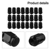 Land Cruiser Prado Ford 24 Pcs / M12x1.5 / Wheel-Nuts Black Lug Nut Socket