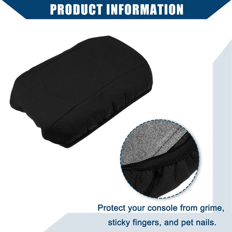 Mazda 6 Center Console Armrest Cover  Neoprene Black (2006-2015)