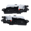 Hyundai Sonata i45 2pc Front LH & RH Inner Door Handle Chrome (2010–2014)