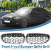 BMW 528i 535i 550i xDrive (2011-2016) Pair Hood Bumper Grille