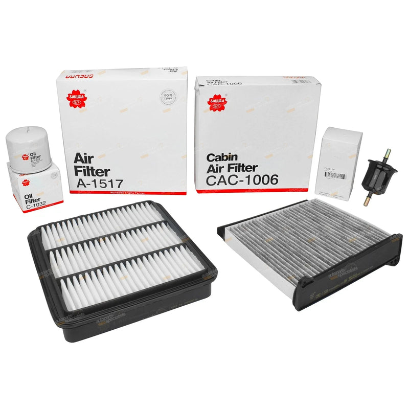 Triton ML V6 3.5L 6G74 Petrol Oil Air Fuel Cabin Filter Kit (2006 - 2009)