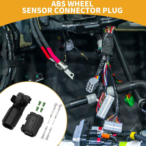 Toyota 2 x Pin ABS Wheel Sensor Connector Plug Plastic