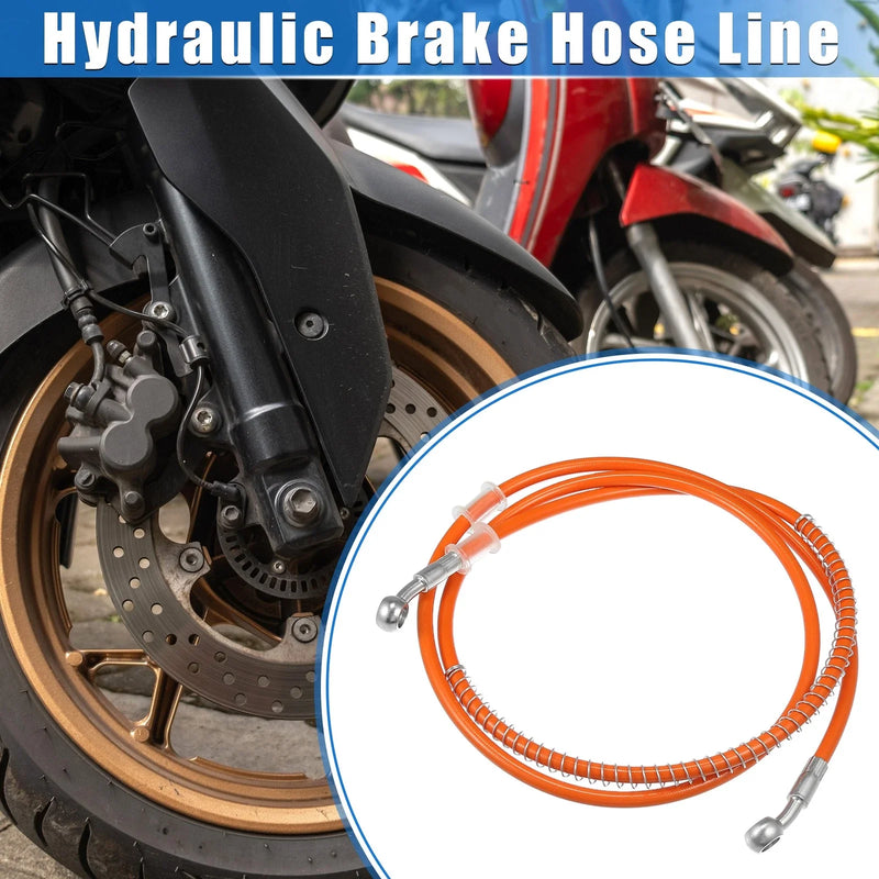 Motorcycle Brake Hose Line 150cm 59.06" 10mm Hydraulic Pipeline