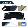 Nissan Moco MG33S Sun Protector Black Blue Dashboard Cover Mat (2011-2016)