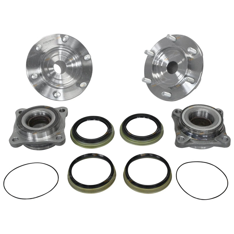 Hilux GGN25 / KUN26 / TGN26 Front Wheel Bearings + Stud Hub Kit (2005-2016)