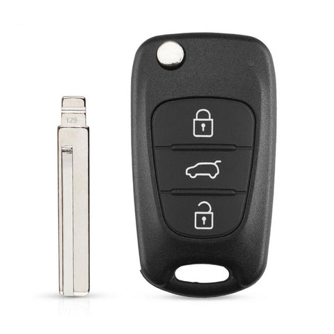 Hyundai I20 I30 IX35 Transponder Remote Flip Key (2010-2019)