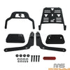 Harley Softail FLDE FLSL FXBB FXST Club Style Sissy Bar w/Luggage Backrest Rack (2018-2025)