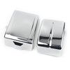 Harley Dyna Fat Bob Super Glide Chrome Battery Side Covers (2006-2017)