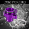 BMW 325i 335i 525i Water Hose Fitting Replacement Set Purple