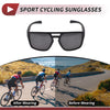 Motorcycle Riding Goggles Black Lens Black Orange Frame Tri-Acetyl Cellulose TR