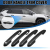 Toyota RAV4 4 x Door Handle Cover Trim Carbon Fiber (2019–2021)