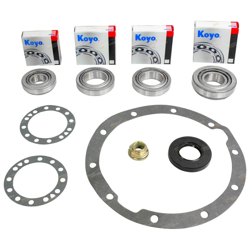 Landcruiser FJ40 FJ45 FJ55 FJ60 Front Diff Bearing Rebuild Kit + Oil