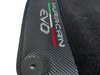 Lamborghini Huracan EVO 2014-2023 LHD with Carbon Leather Black Floor Mats