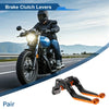 Kawasaki NINJA650R Black Orange Adjustable Short Long Brake Clutch Lever