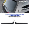 VW Passat B8 2 x Carbon Look Rear Window Side Spoiler Trim (2015-2023)