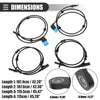 Mercedes-Benz CLA45 (2014-2019) - 4 x Sensors ABS Sensor Set