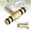 Yamaha FJ600 XS750 XS1100 Brass Fuel Tee (1984-1985)