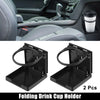 Car Boat Marine Caravan RV Cup Holder 2 x Black Universal