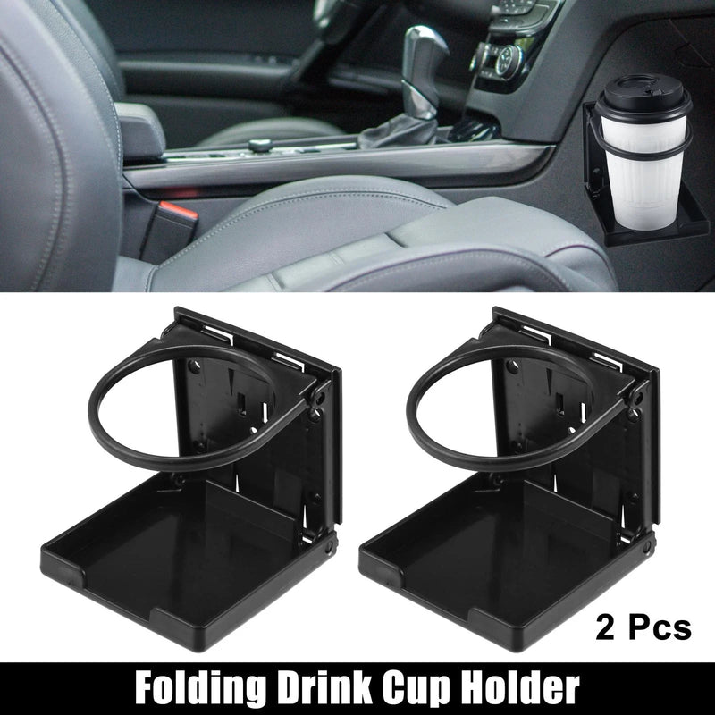 Car Boat Marine Caravan RV Cup Holder 2 x Black Universal