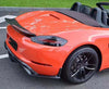 Porsche 718 Boxster 16-19 Real Carbon Fiber Stick-on Rear Trunk Wing Spoiler