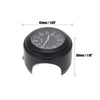 Motorcycle Handlebar Mount 1x Watch Dial Clock Set