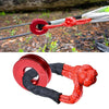 Recovery Ring Snatch Block Pulley 37479lbs & Soft Shackle Tow Rope Straps