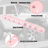 Jeep Wrangler 2 Door (2007-2018) Pink 3 x Door Handle Insert Trim Covers