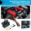 Dual Electric Radiator Fan Thermostat Controller