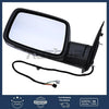 Ram 1500 Left Mirror Power Fold+Turn Signal+Temp Sensor (2013–2019)