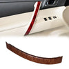 Highlander Wood Look Front Left Armrest Door Handle Cover Trim (2008-2013)