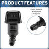 Ford Edge Front Windshield Washer Nozzles (2015-2023)